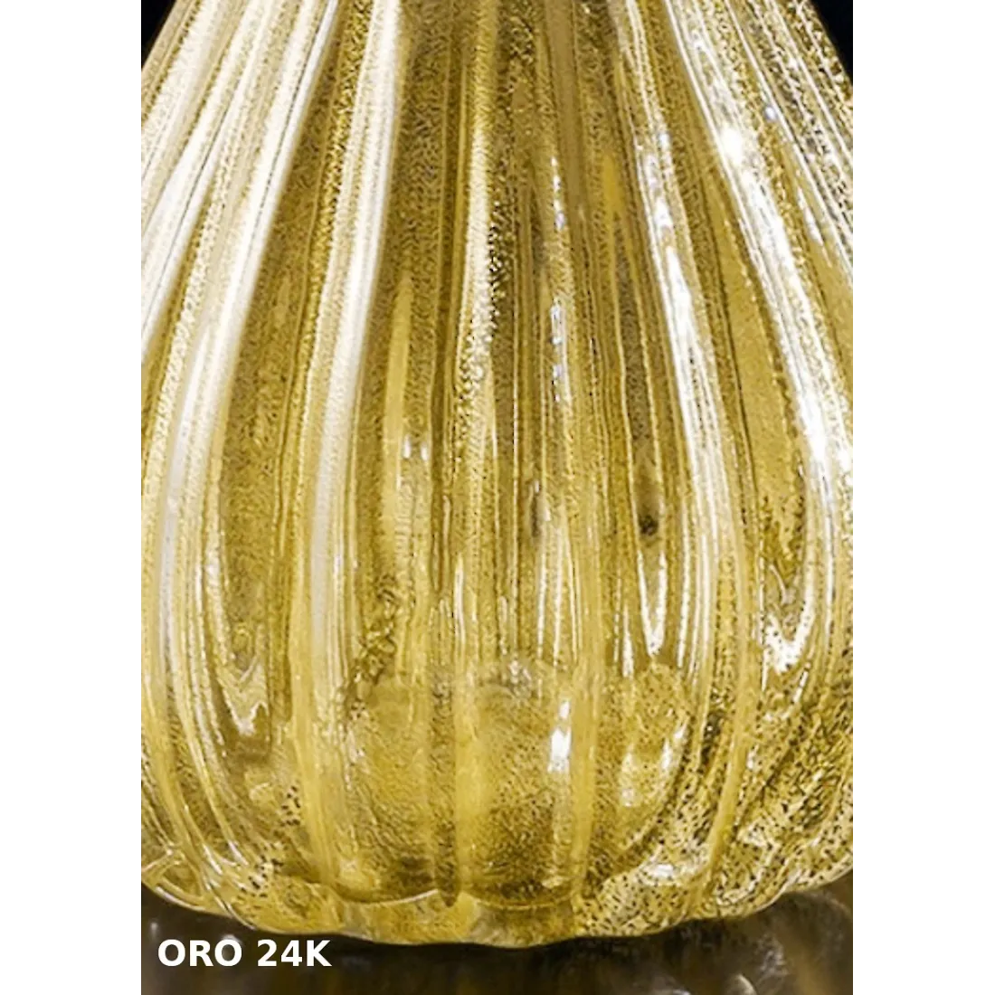 Abat-jour SY-SCRIGNO 1395 BASE piccola vetro murano veneziano colorato lampada tavolo classica