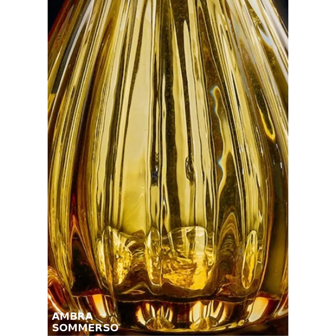 Abat-jour SY-SCRIGNO 1395 BASE piccola vetro murano veneziano colorato lampada tavolo classica