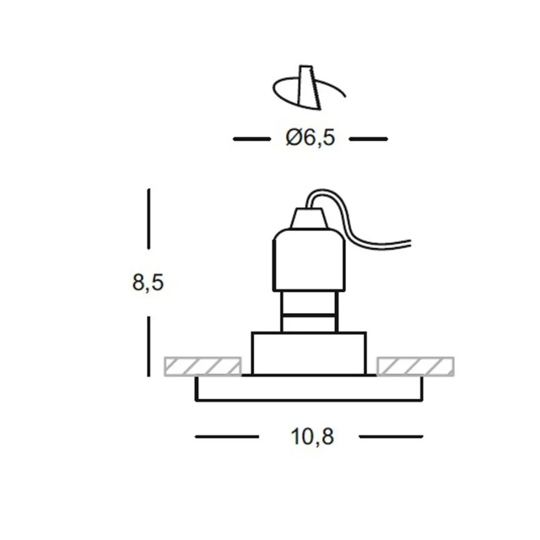 GE-GFA322 Gea Led spot encastré