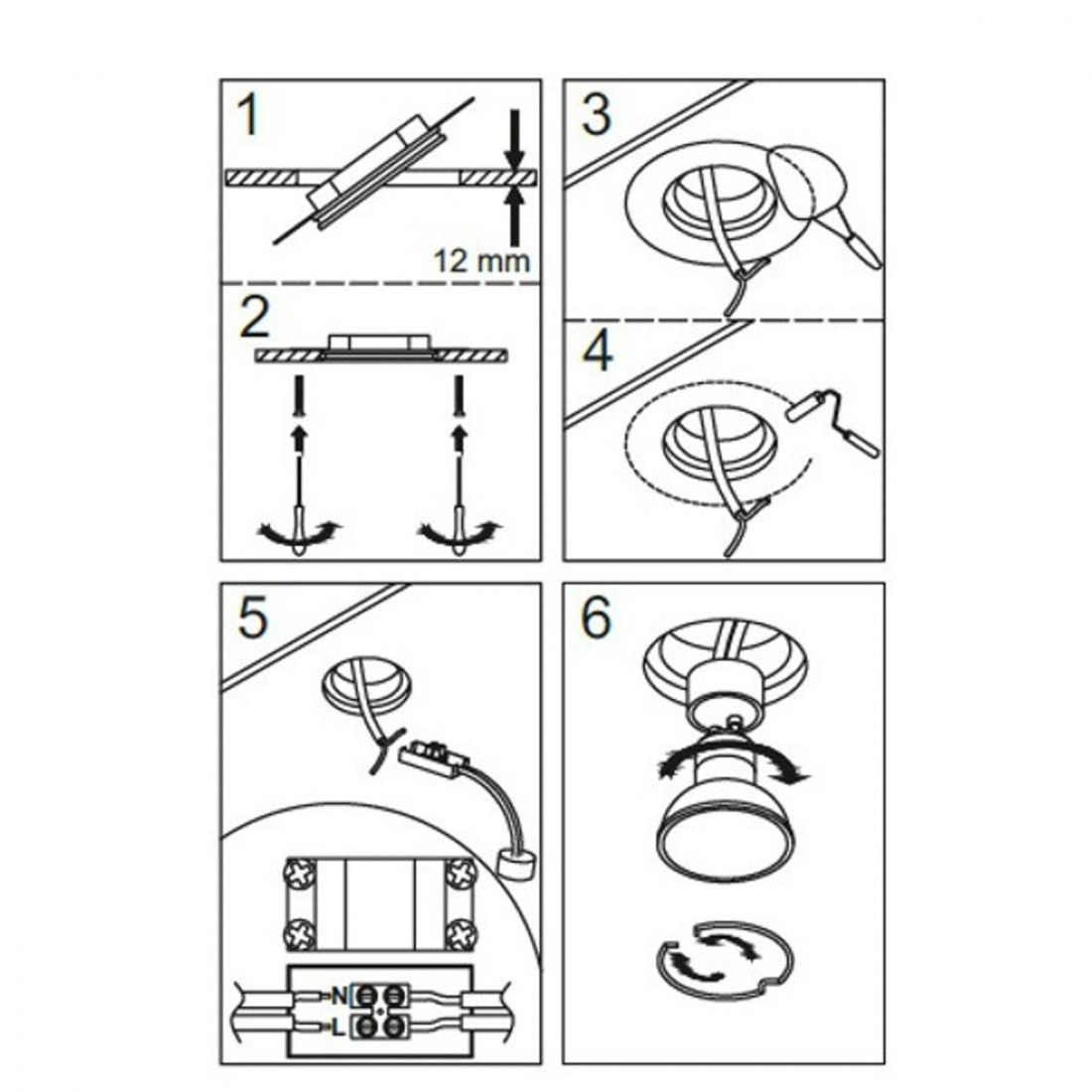 GE-GFA590 Gea Led spot encastré