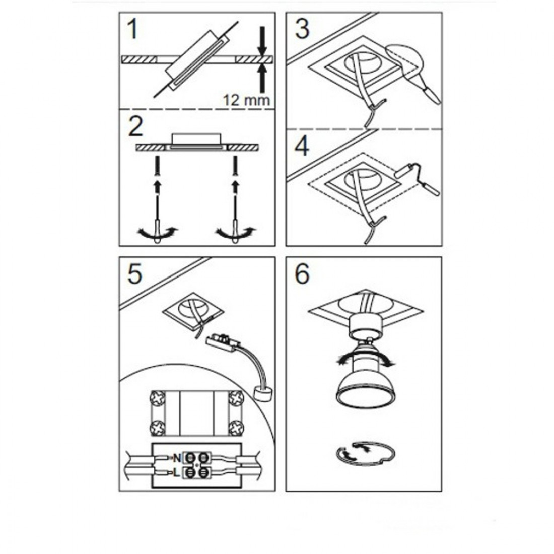 GE-GFA594 Gea Led spot encastré