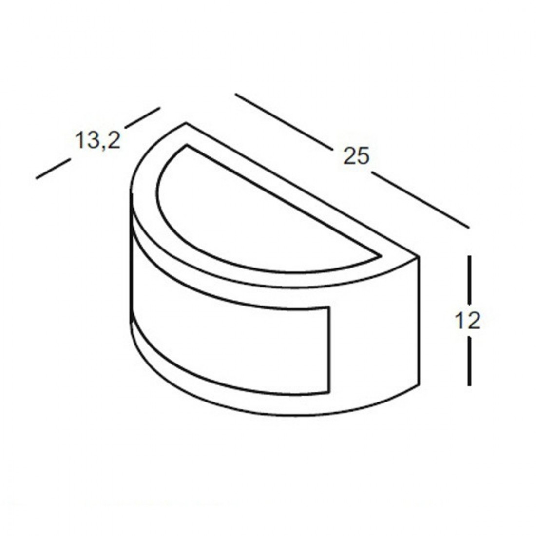 Applique GE-GES14 GES142 E27 LED alluminio ruggine classica lampada parete esterno IP54