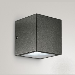 Applique alluminio Gea Led APO GES170 LED IP54 GX53 lampada parete moderna biemissione esterno