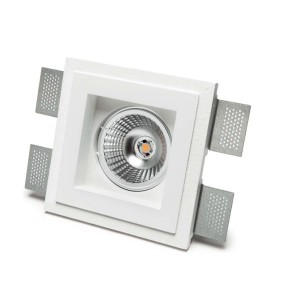 Einziehbarer weißer Gips-LED-Strahler 4045C Belfiore 9010