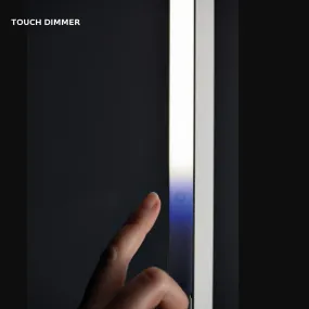 Lampadaire FB-ELLE 2089 T 60W LED 5500LM variateur tactile métal blanc noir lampadaire moderne