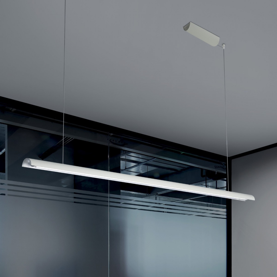 Sospensione FB-TILE 2121 S1 24W LED 2200LM metallo monoemissione lampadario classico moderno ufficio tavolo interno