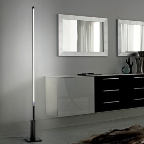 Piantana moderna fratelli Braga ELLE 2089 T LED touch dimmer metallo