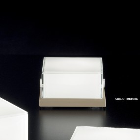 Abb-jour FB-CANDY 2118 L 13W LED 1200LM verre dimmable verre lampe table table de chevet intérieur carré moderne