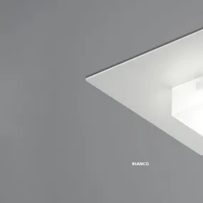 Plafoniera FB-CANDY 2118 PL55 30W LED 3300LM vetro metallo lampada soffitto moderna quadrata interno