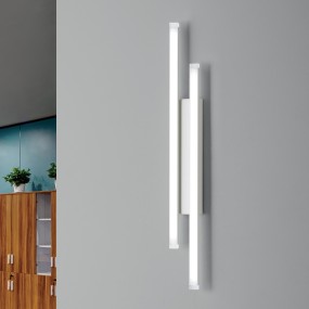 Applique FB-RAY 2125 A2 16W LED 1300LM metacrilato metallo bianco lampada parete moderna ultramoderna interno