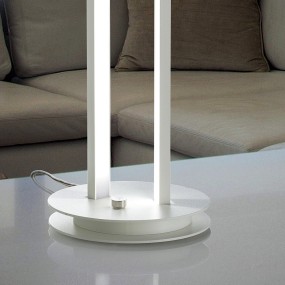 Abb-jour FB-RAY 2125 L 8W LED 600LM méthacrylate dimmable blanc métal lampe de table intérieure ultramoderne moderne