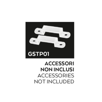 Accessorio Gea Led GSTP01 IP20 fissaggio strip led interno