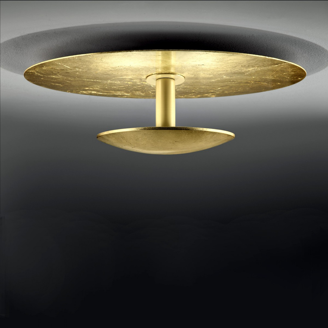 Plafoniera FB-PIANETA 2106 PL45 45W LED 4050LM metallo lampada soffitto tonda luce indiretta interno