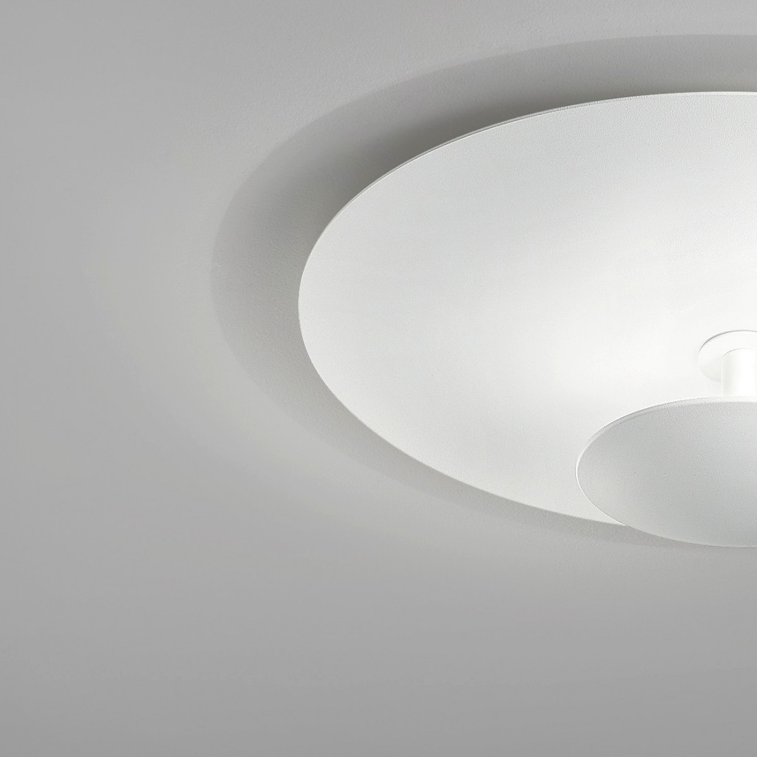 Plafoniera FB-PIANETA 2106 PL45 45W LED 4050LM metallo lampada soffitto tonda luce indiretta interno