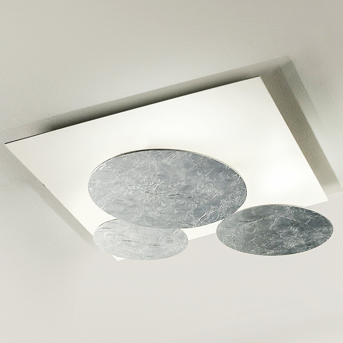 Plafoniera FB-ROTARY 2116 PL50 45W LED 4050LM cerchi orientabili metallo lampada soffitto moderna tonda interno