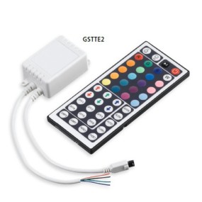 Unité de contrôle + télécommande RGB GE-GSTTE2 144W IP20 rayons infrarouges pour bande led RGB