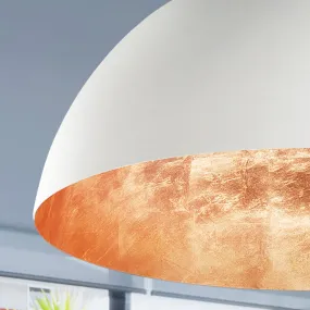 Lustre FB-DUNE 561 S E27 LED 30cm lustre moderne en métal à dôme à l'intérieur E27