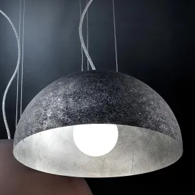 Lustre FB-DUNE 561 S E27 LED 40cm lustre moderne en métal à dôme à l'intérieur E27