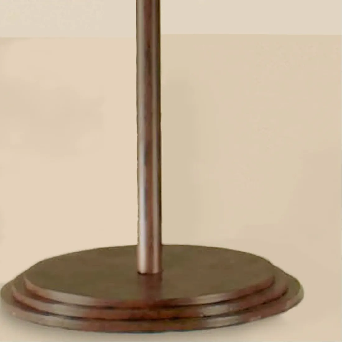 Piantana arco LM-4280 1PP 1PG E27 LED DIMMERABILE classica rustica lampada terra braccio metallo vetro interno