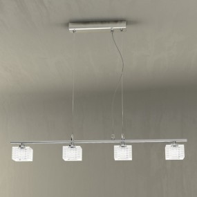 Sospensione TP-METROPOLITAN 1047 S4 G9 40W 4 luci lampada soffitto parete moderna