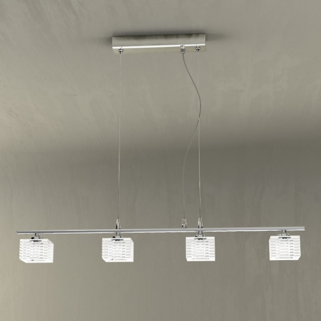 Sospensione TP-METROPOLITAN 1047 S4 G9 40W 4 luci lampada soffitto parete moderna
