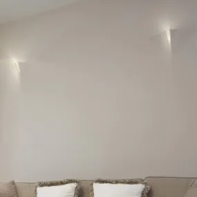 Einbau-Wandleuchte aus Gips...