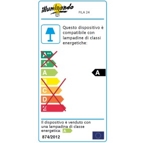 Plafoniera IL-FILA T5 24W NEON 66CM  moderna lampada parete soffitto plexiglass interno