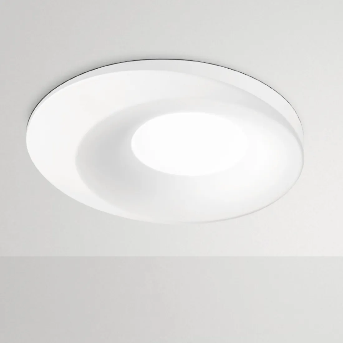 Faretto incasso GE-GFA160 GFA161 LED GU10 alluminio bianco opaco cromo interno IP20