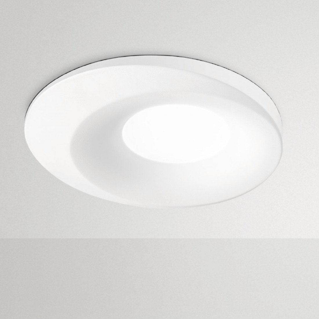 Faretto incasso GE-GFA160 GFA161 LED GU10 alluminio bianco opaco cromo interno IP20