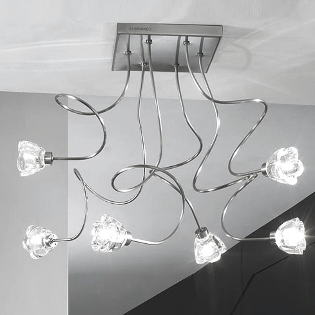 Plafoniera GINEVRA CLARA 6 CL Illuminando Plafoniera GINEVRA CLARA 6 CL Illuminando