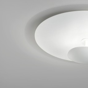 Plafoniera FB-PIANETA 2106 PL60 45W LED 4050LM metallo lampada soffitto tonda luce indiretta interno