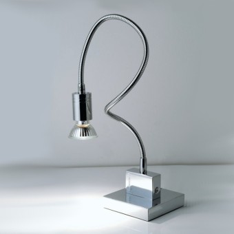 Abat-jour Illuminando GINEVRA FLEXI GU10 LED 7W 3000°K moderna lámpara de mesa interior flexible orientable