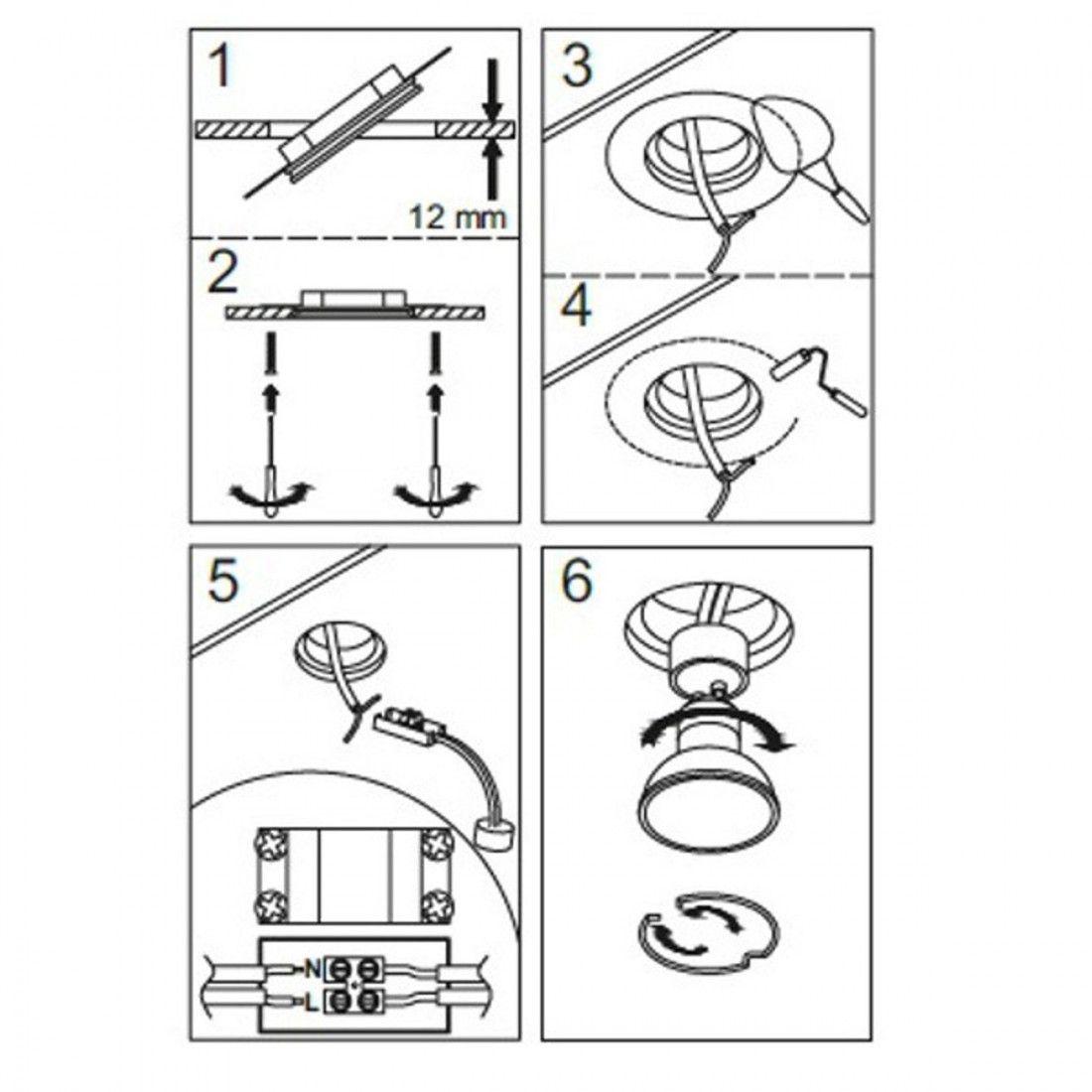 GE-GFA595 Gea Led spot encastré