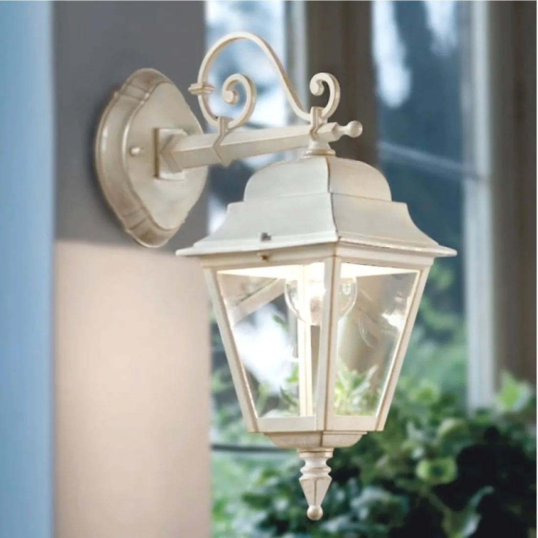 Applique d'extérieur FE-GORIZIA décorée aluminium E27 IP43