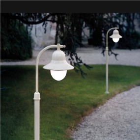 Poteau d'extérieur FE-IMPERIA A202 TE E27 Bras de lampadaire classique en aluminium décoré à LED