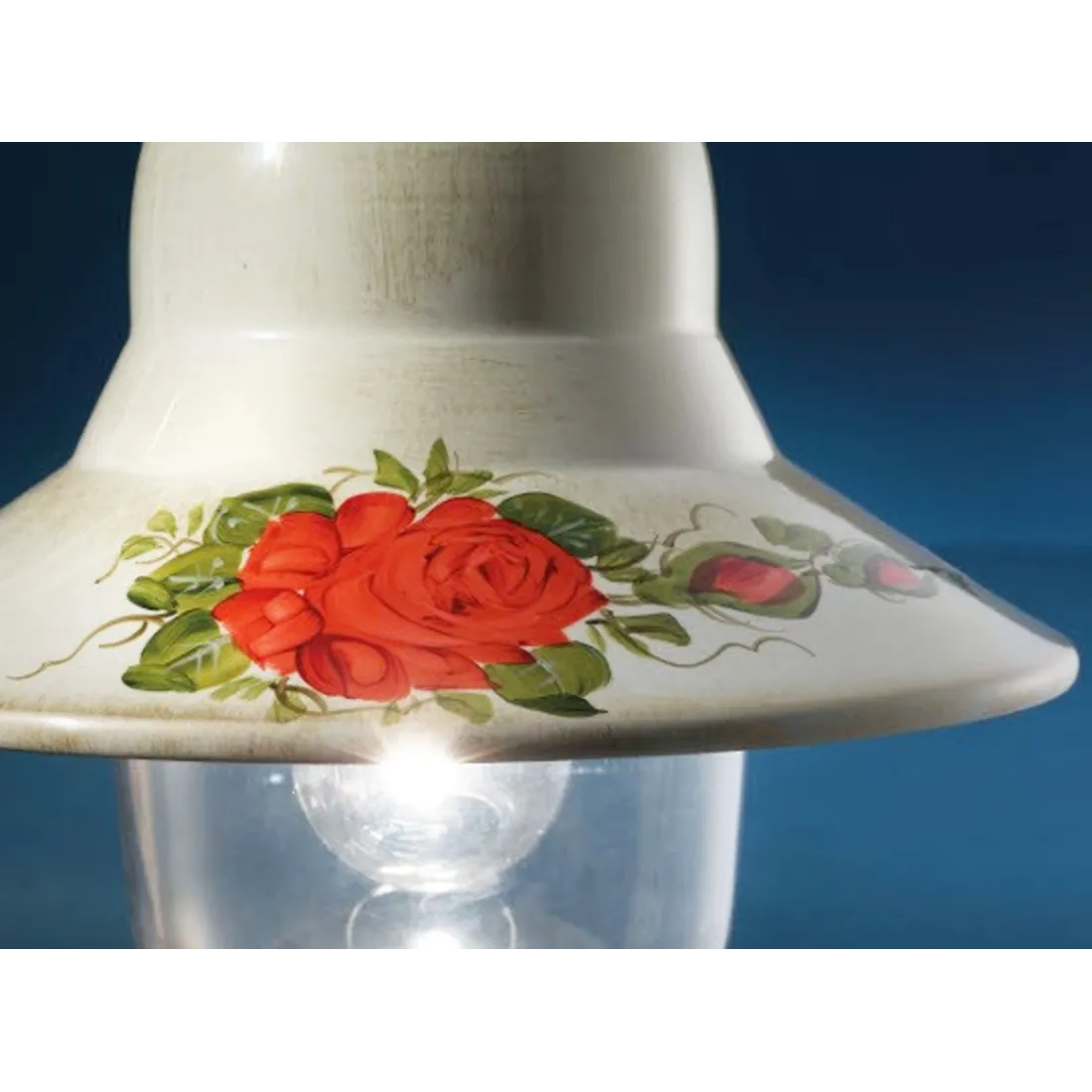 Sospensione FE-IMPERIA A201 SO E27 LED IP43 esterno alluminio decorato artigianale