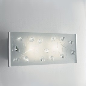 Applique Illuminando PETALI AP E27 Applique murale LED élégant intérieur moderne en cristal de verre