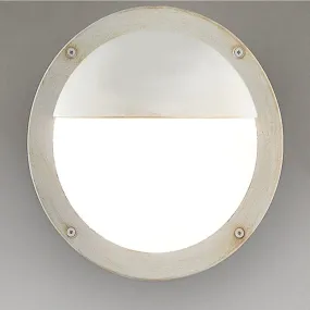 Applique FE-BRINDISI A501 AP E27 LED 28CM alluminio decorato artigianale lampada parete classica tonda esterno IP44