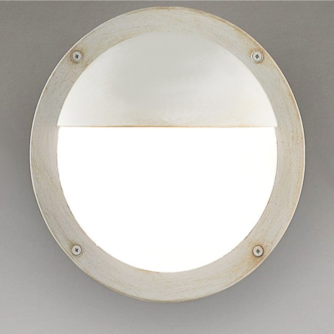 Applique FE-BRINDISI A501 AP E27 LED 28CM alluminio decorato artigianale lampada parete classica tonda esterno IP44 Applique FE-BRINDISI A501 AP E27 LED 28CM alluminio decorato artigianale lampada parete classica tonda esterno IP44