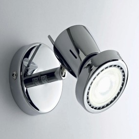OUTLET Spot Illuminando EROS 1 GU10 7W LED 3000°K faretto orientabili metallo