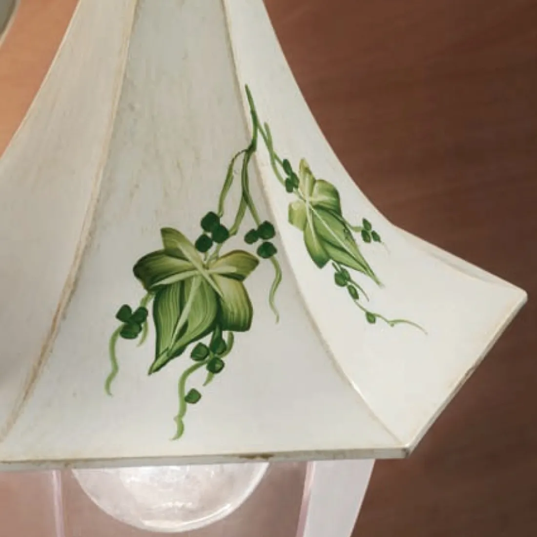 Applique FE-AREZZO A600 AP E27 LED IP43 esterno braccio lampada parete ceramica alluminio decorato