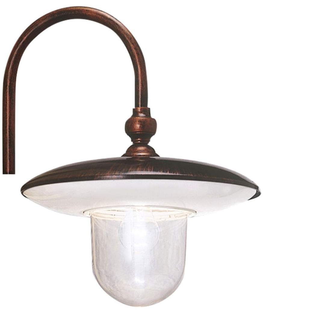 Poteau extérieur FE-LATINA A672 TE E27 LED IP43 décoré en céramique aluminium lampadaire jardin bras classique