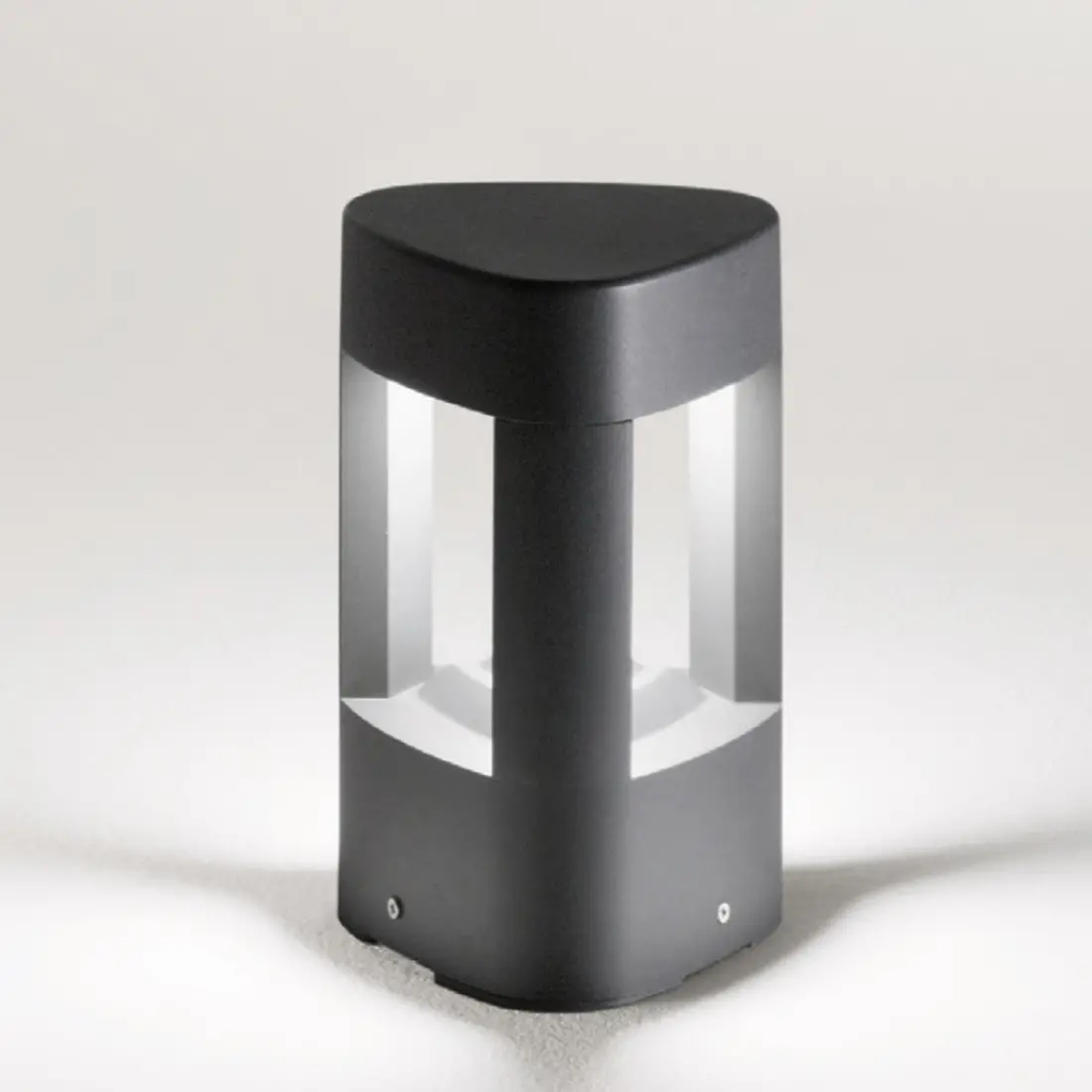 Lampioncino GE-GES493 20H 8W GX53 LED IP54 alluminio grigio antracite lampada terra moderna esterno