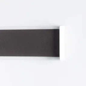 Applique CO-ABBRACCIO 770 70A 48W LED 6400LM biemissione metallo rettangolare piatta lampada parete moderna interno