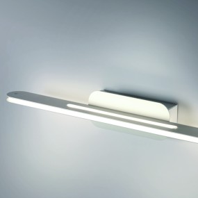 Applique moderno Cattaneo illuminazione TRATTO 754 60A LED lampada parete biemissione specchio quadro 4000LM 3000°K IP20