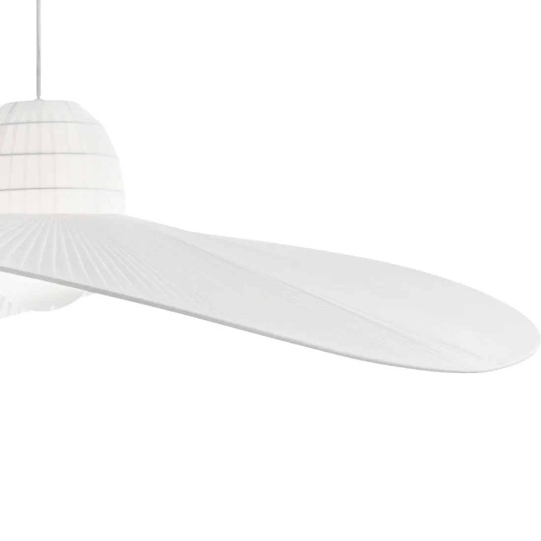 Suspension ID-MADAME SP1 E27 LED lustre noir métal blanc mat lustre moderne intérieur sombrero