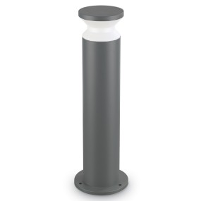 Marker ID-TORRE PT1 SMALL 15W E27 LED IP44 22H anthracite blanc aluminium noir plastique lampadaire extérieur