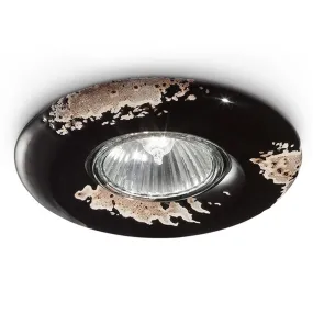 Faretto incasso FE-VINTAGE RETRO C481 GU10 LED tondo liscio ceramica classico rustico interno