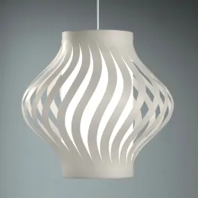 Suspension LZ-HELIOS H 39 S E27 LED polilux ignifuge lustre d'intérieur de couleur moderne