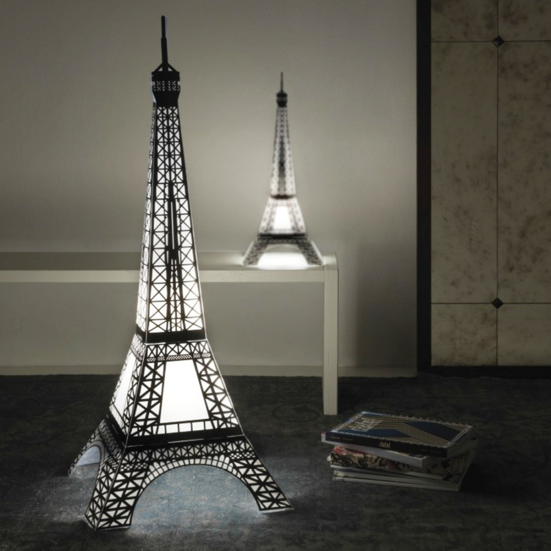 Lampadaire alu led MP3 Tour EIFFEL – Déco/Luminaire Pas Cher…